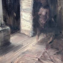 alessandro papetti, "notte", 2023, 90 x 60 cm, oil on canvas – erlas galerie