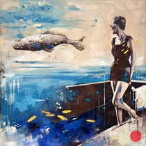 inna artemova, "the wish", 2025, 120 x 120 cm, oil on canvas – erlas galerie