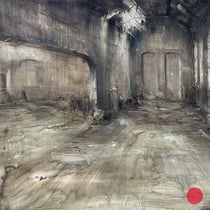 alessandro papetti, "archeologia industriale", 2023, 70 x 100 cm, oil on canvas – erlas galerie