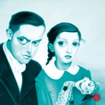 sylvia berndorfer, "tri tra tralala", 2015, 120 x 130 cm, oil on canvas – erlas galerie