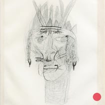 tone fink, "lampedusa", 27,3 x 22 cm, 2013, pencil on paper – erlas galerie