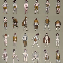 michou hutter, "36", 2025, 180 x 115 cm, oil on canvas – erlas galerie