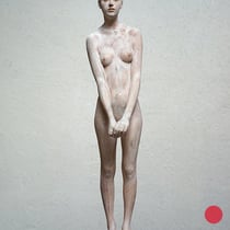 bruno walpoth, "ruth", 2020, no 4/8, 67 x 16 x 16 cm, cherry wood – erlas galerie