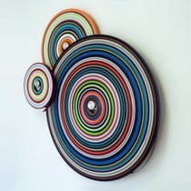 JÜRGEN PAAS, Target Wall, 130x130x18cm, 2019