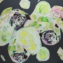 beet - acryl auf leinwand, H 120 x B 160 cm