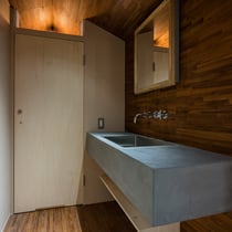 チーク パネルパーケット 施工例