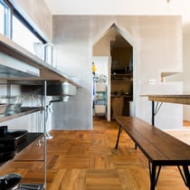 チーク パーケット ４P 無垢フローリング アンドウッド andwood