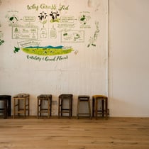 ヨーロピアン オーク 幅広 無垢フローリング アンドウッド andwood 山本牛乳店 施工例