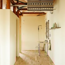 オーク ユニ 90巾 無垢フローリング 施工例 新潟 andwood アンドウッド