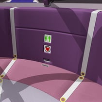 Trappe d'accès aux toilettes