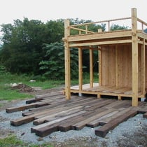 2002ハンモックテラス完成時