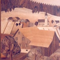 Ansicht Balgach Intarsie