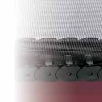 Detalle de mosquitera puerta lateral (tela y carro deslizamiento)