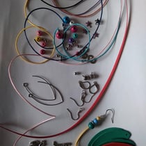 Différents composants pour la création de mes bijoux !