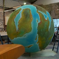 Globo Terraqueo Continentes Utópicos