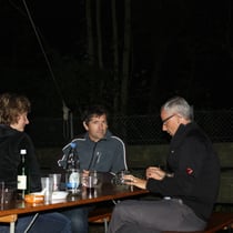 Yvonne, Ehrenpräsident Ruedi und Stefan