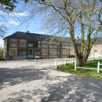 l'entrée les Mollières Ferme Relais de la Baie de Somme gîtes de groupe baie de somme
