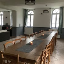 Salle à manger gîte La Baie de Somme Ferme de la Baie de Somme hébergement groupe