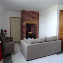 le salon les Prés Salés Ferme Relais de la Baie de Somme gîtes de groupe baie de somme