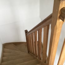 escalier et acces aux chambres à l'étage Ferme Relais de la Baie de Somme gîtes de groupe baie de somme 