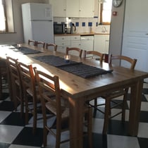 la salle à manger les Mollières Ferme Relais de la Baie de Somme gîtes de groupe baie de somme