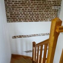 l'escalier Ferme Relais de la Baie de Somme gîtes de groupe baie de somme