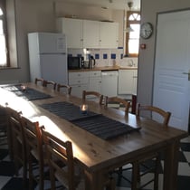 la salle à manger les Mollières Ferme Relais de la Baie de Somme gîtes de groupe baie de somme