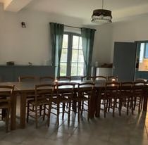 Salle à manger gîte La Baie de Somme Ferme de la Baie de Somme hébergement groupe