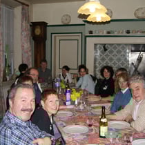 Le repas en table d'hôtes