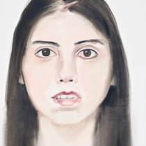 Portrait of İrem Günaydın 50x40cm oil on canvas, 23.09.2011