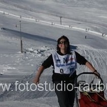 Gaby hat es fast geschafft, kurz vor dem Wildkogel-Gipfel!