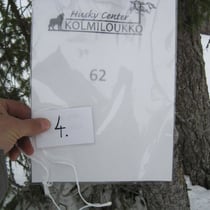 Beweisfoto vom OL-Posten: Teilnehmer 4 hat den Posten 62 gefunden!