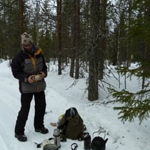 Wir hätten uns mit dem Lunch-Paket wohl mehrere Tage verpflegen können...