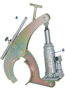 PE-Rohr Quetschen Rückformer