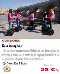 ruta en segway cordoba