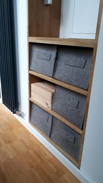 Regalkörbe nach Maß Flurschrank