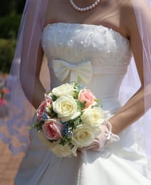 ポートレート　自撮り　ウエディング　人物