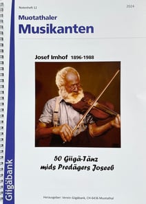Notenheft Imhof Josef