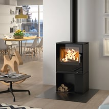 Kaminofen Attika Q Tee 2 Schwedenofen Holz Feuer Wärme Ofen