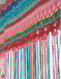 Gehaakt vliegengordijn