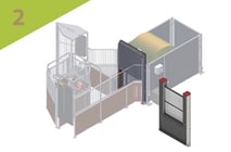 Active Horse stable systems Products-Competences Active Horse Stable Compident Horse Roughage Feeding Station Image Home