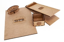 marca merchandising corte láser