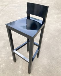 Vitra Eames Plastic Arm Chair DAR Yellow Seatshell and Black Metal Wire Eiffeltower Frame