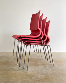 FRITZ HANSEN  SUPER ELIPSE  DINING CHAIR PIET HEIN  BRUNO MATHSSON   