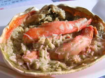 かにの甲羅盛り