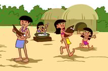 mandi, indianer mädchen, tupi indianer, indianer häuptling, legenden, sagen, índios brasilien, amazonas, recife, clipart, maniok