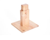 Stumpen flach verstellbar Buche yogawood