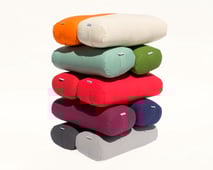 Yogabolster Kapok rechteckig, oval, Oblang yogawood