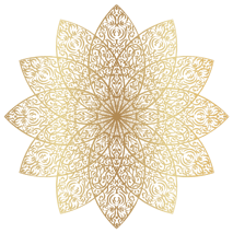 Auswahl an Edelsteinen und Holzperlen für Mala-Ketten