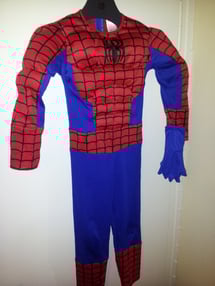 Spiderman, mit Fingerstulpen,       Gr.110/116, Fr.20.-